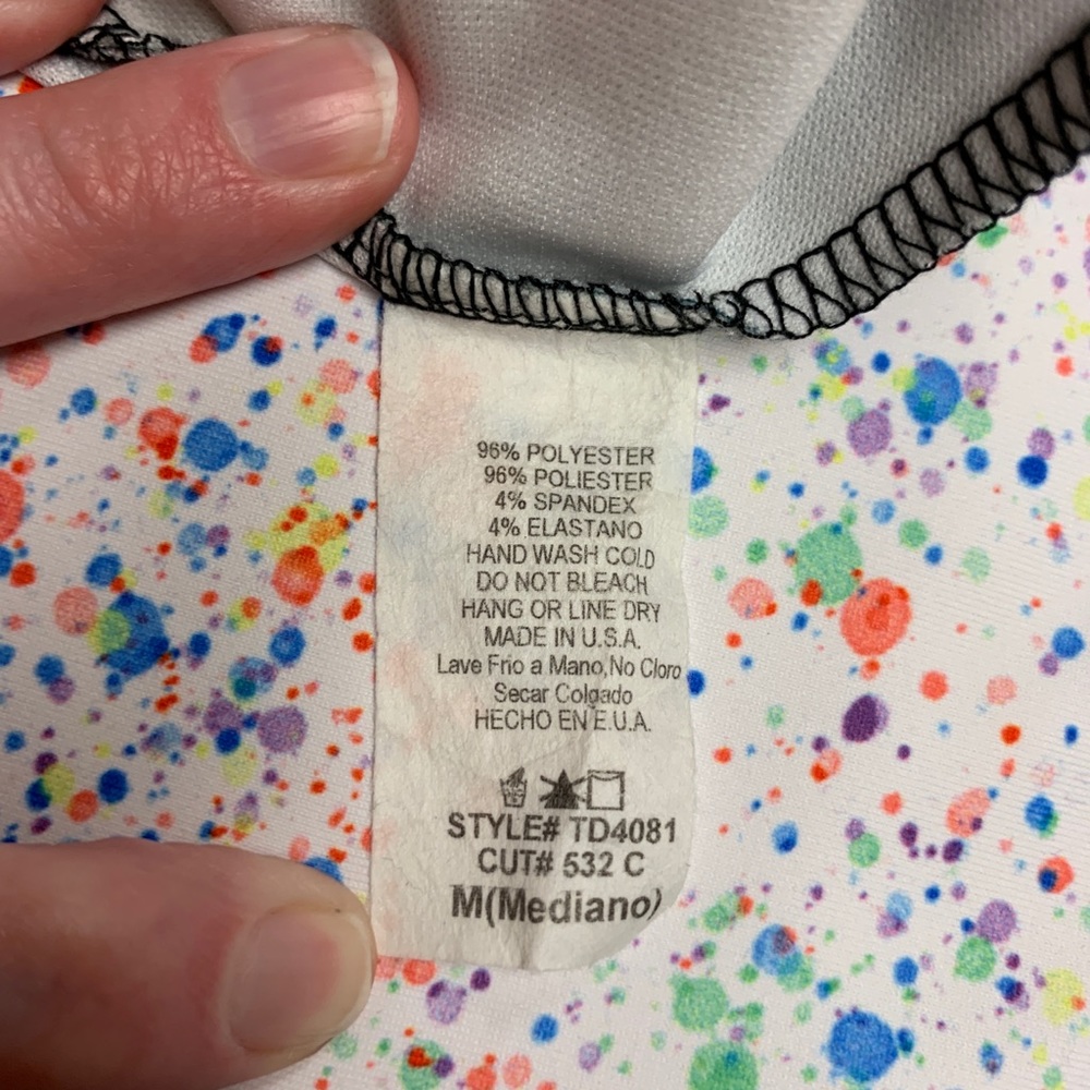TicToc galaxy print strapless dress size medium - Picture 7 of 10